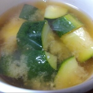 冷凍野菜の味噌汁